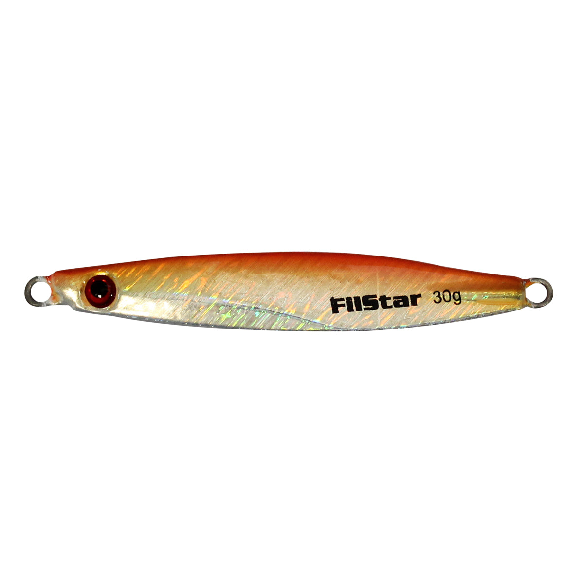 Пилкер FilStar 188 - 30gr/7cm с холограмни цветове и UV покритие, асиметрично тяло за реалистични движения във водата.