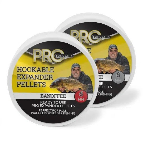 Пелети SONUBAITS Hookable Expander Pellets - Banoffee 6mm