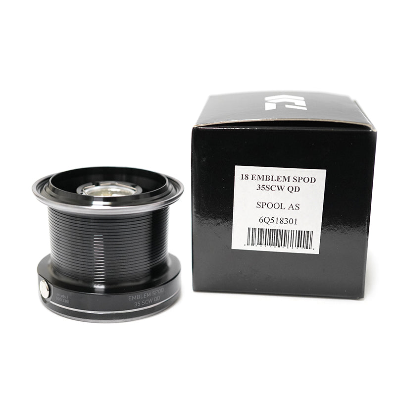 РЕЗЕРВНА ШПУЛА за Daiwa '18 EMBLEM SPOD 35 SCW QD, оригинална шпула за риболовни макари.