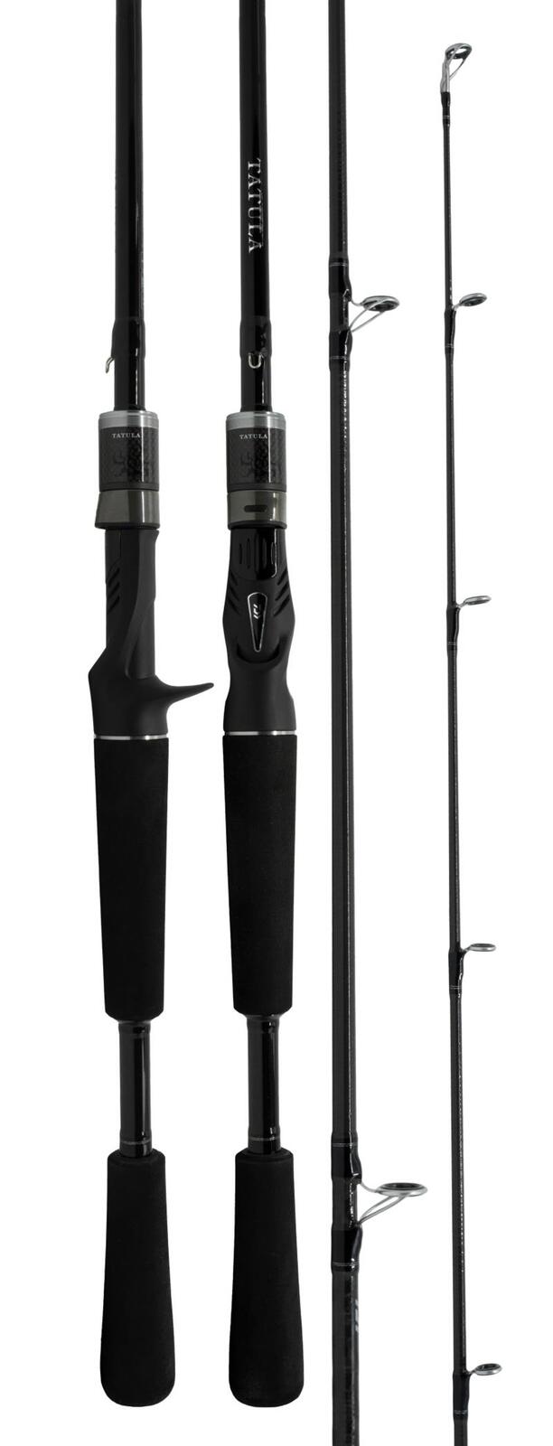 Бейткастинг спининг въдици DAIWA 23 TATULA XT BAITCAST - черни въдици с удобни дръжки и висококачествени компоненти