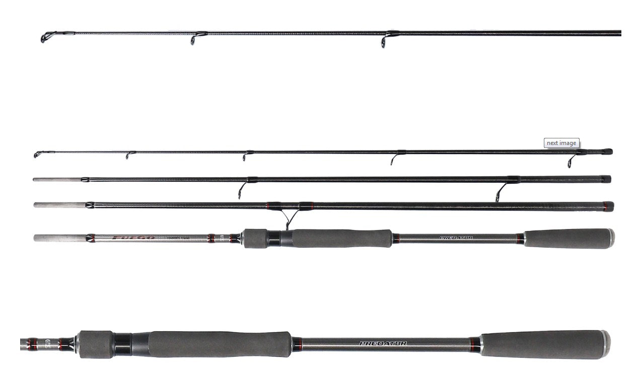 Спининг травел въдица Daiwa 24 FUEGO PREDATOR TRAVEL
