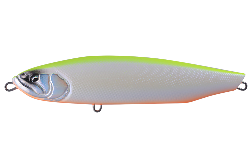 Воблер (слайдер) BABYFACE PL135 - 13.5cm/35gr - Floating с серебристым и зеленым цветом, идеален для рыбалки.