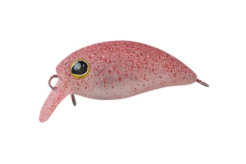 Воблер Jackall Chibi PaniCra DR - 2.5cm/1.4gr, цвет: 94 SHOBOKURE RED, с блестками.