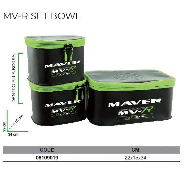 Комплект кутии MAVER MV-R Eva Set Bowl - 22x15x34cm на изображението.