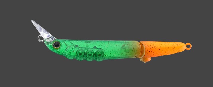 Воблер JACKALL FUTTEN 60FS - 6.0cm/3.8 gr - Fast Sinking in 90 TACKEY TROPICAL CLR color.