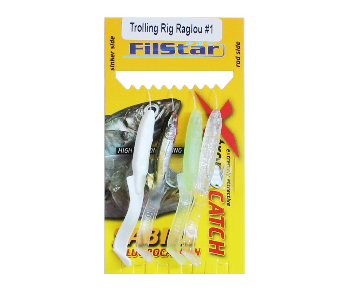 Чепаре за влачене FILSTAR Trolling Rig Raglou №1 - 4 рибки
