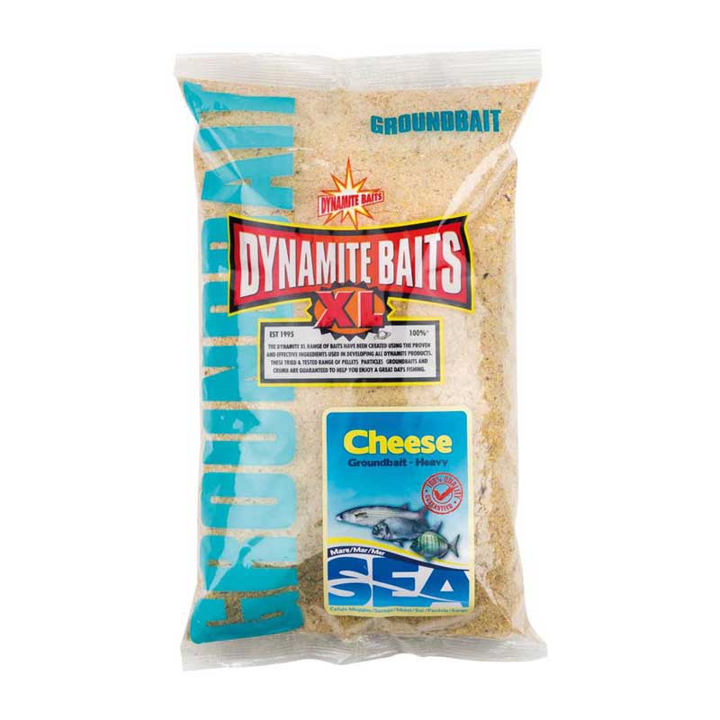 Захранка Dynamite Baits SEA GROUNDBAIT - CHEESE 1kg, Heavy форма за средиземноморски риболов.