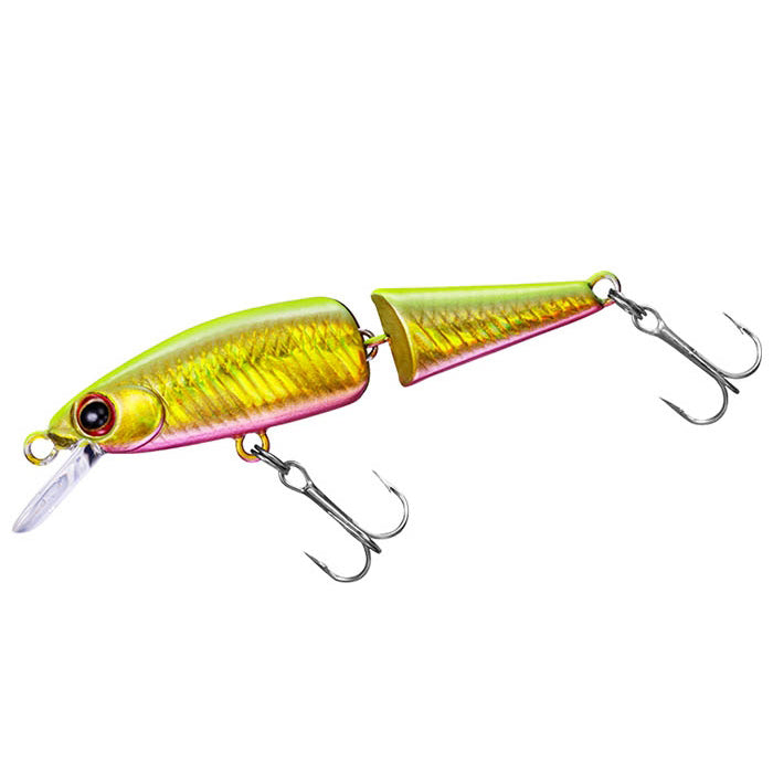 Воблер DAIWA DR.MINNOW II 42S JOINT GOLD CHART - 4.2 cm/1.8gr, универсална миноу примамка за риболов.