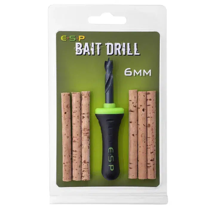 Комплект бургия и коркови пръчки ESP BAIT DRILL 6mm с ергономична дръжка и коркови пръчки.