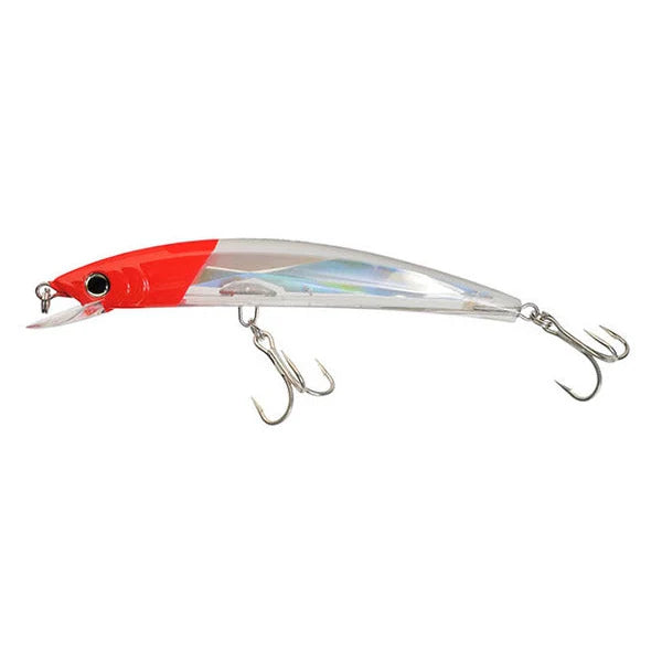 Морски воблер YO-ZURI F1002 Crystal Minnow F90 - 9.0cm/7gr цвят C5, с тройни куки и реалистичен дизайн.