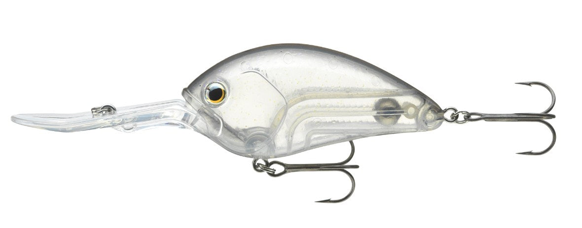 Воблер DAIWA STEEZ CRANK 700F-DR - 9.0cm/55.2gr, MAGIC SHAD fishing lure with clear design and hooks.