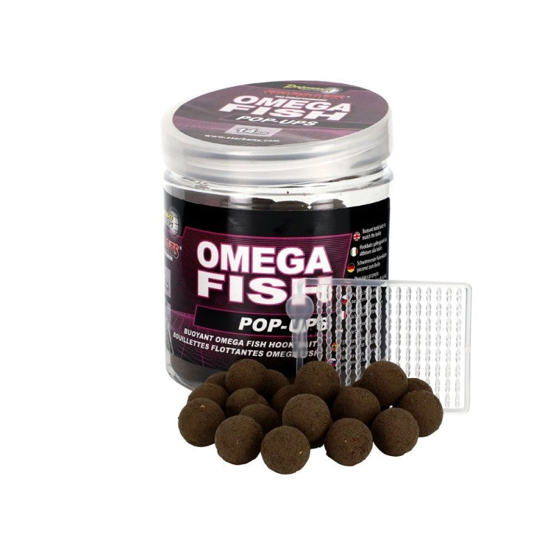 Плуващи топчета STARBAITS POP-UP OMEGA FISH с отлична плаваемост и блистер стопери.