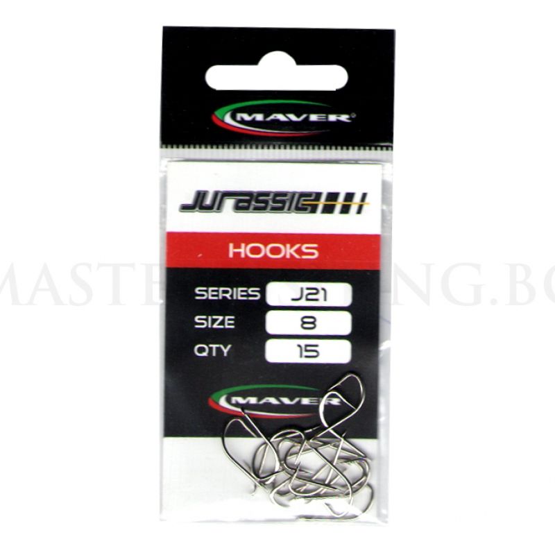 Куки MAVER Jurassic Series J21 - 15 бр в пакет