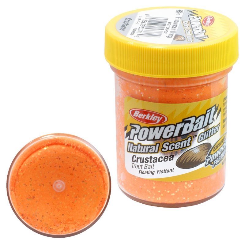 Паста Berkley Power Bait Fluorescent Orange - Crustacea