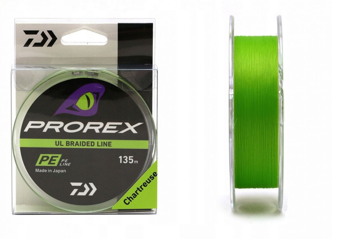 Плетено влакно Daiwa PROREX UL FINESSE BRAID CHARTREUSE (зелено) - 135м