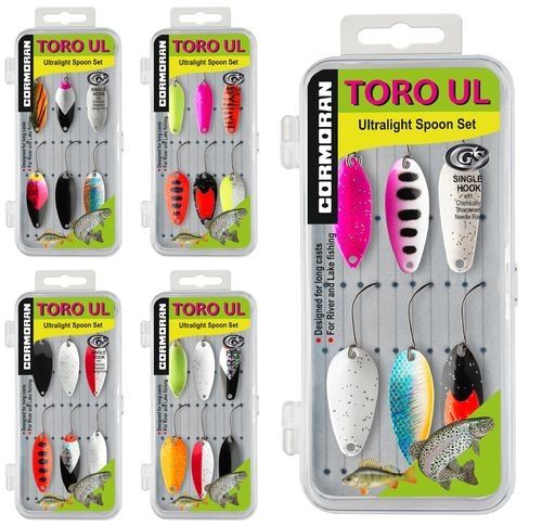 Σετ 6 κουταλάκια CORMORAN Toro UL για ultralight ψάρεμα