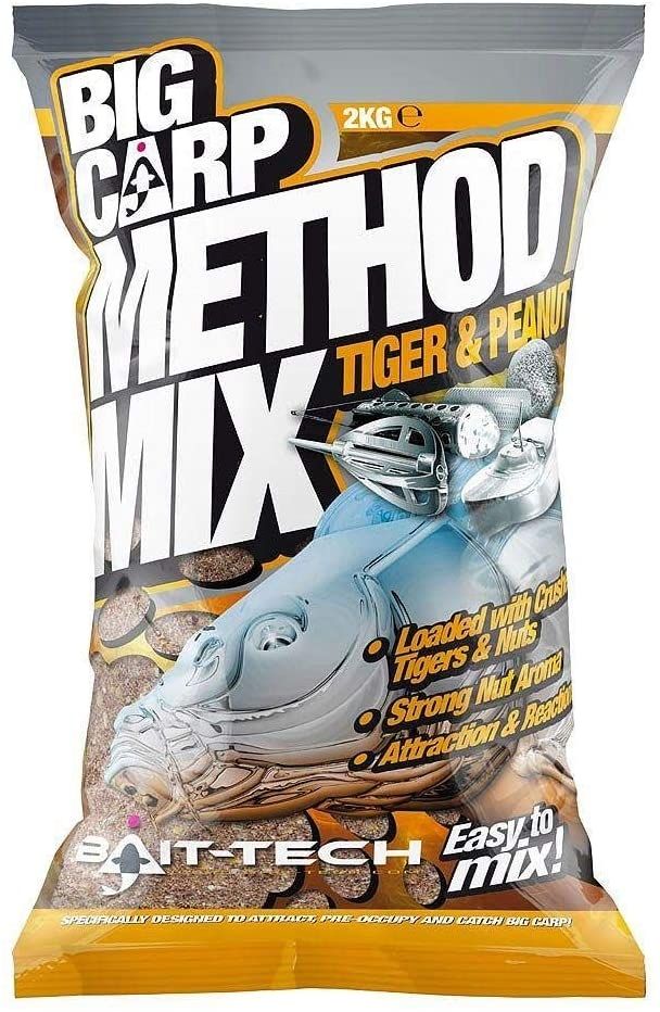 Nadă - BAIT-TECH - Big Carp Method Mix: TIGER & PEANUT - 2kg