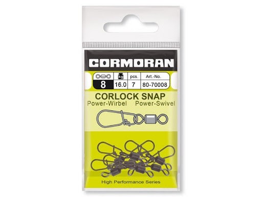 Swivels with snap - CORMORAN CORLOCK SNAP POWER SWIVEL