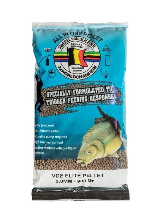 Пелети Van Den Eynde ELITE PELLETS - 0.9kg в пакет, размер 3 мм, подходящи за риболов на шарани.