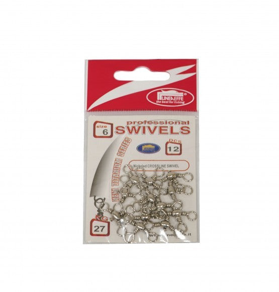 Троен Т-образен вирбел LINEAEFFE CROSSLINE SWIVELS - 12 броя в пакет