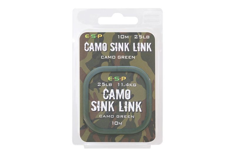 Шарански повод - ESP CAMO SINK LINK - 10m/25lb