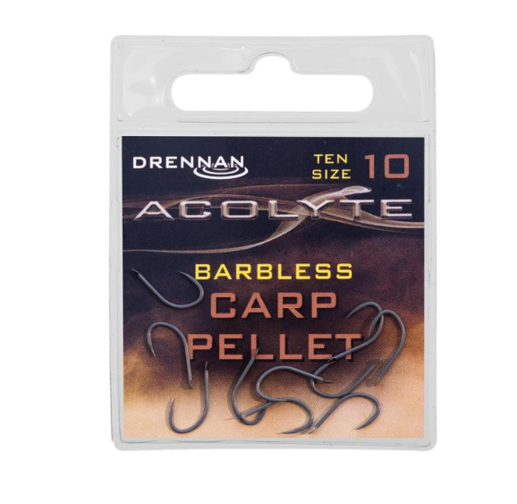 Куки без контра - DRENNAN ACOLYTE CARP PELLET BARBLESS