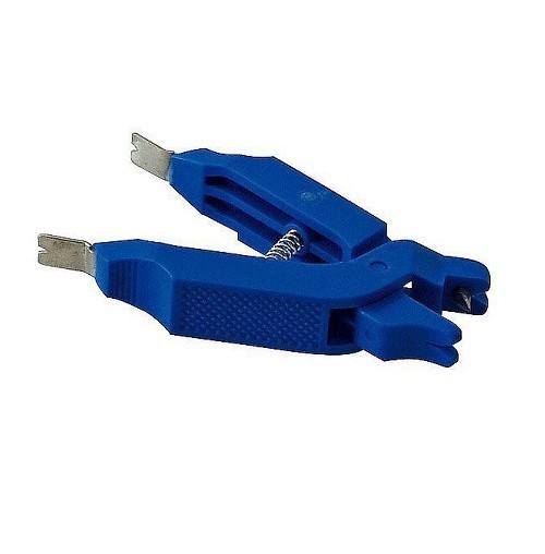 Клещи за сачми - CarpZoom Lead Plier, здрави, стоманени накрайници, дължина 9.5 cm, сини клещи.
