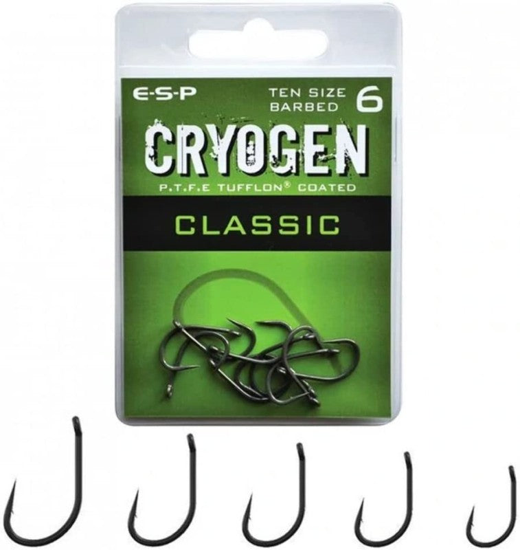 Куки за Carp Fishing ESP CRYOGEN - CLASSIC - No6 / 10бр