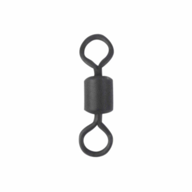 Ролкови вирбели - AVID No 8 SWIVELS, матов черен цвят, 20 броя в опаковка.