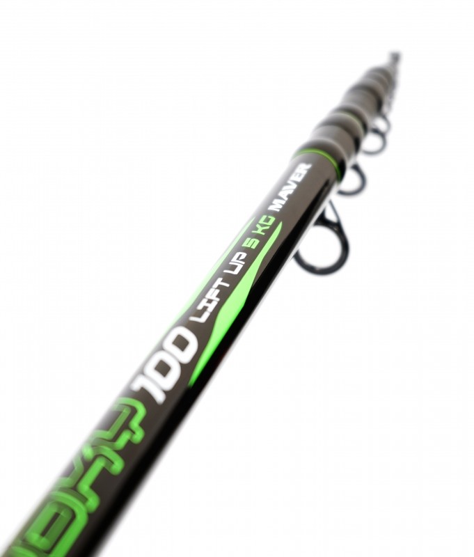 Телеcкопична мач въдица Maver ROKY UNIVERSAL CASTING - 5.00м/100гр, красива карбонова въдица за риболов.