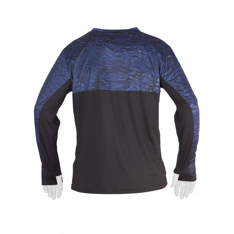 Блуза с дълъг ръкав за защита от слънце - DAIWA D-VEC LS SUNPROTECTION UPF+ - NAVY