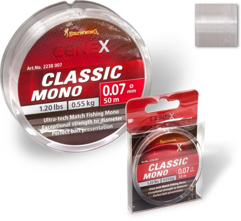Монофилно Влакно Browning Cenex Classic Monofilament - 50m
