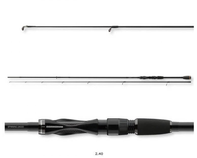 Спининг въдица - 21 CORMORAN RAYCOR X2 - 2.40m / 10-35gr - карбонова спининг въдица с разделена дръжка