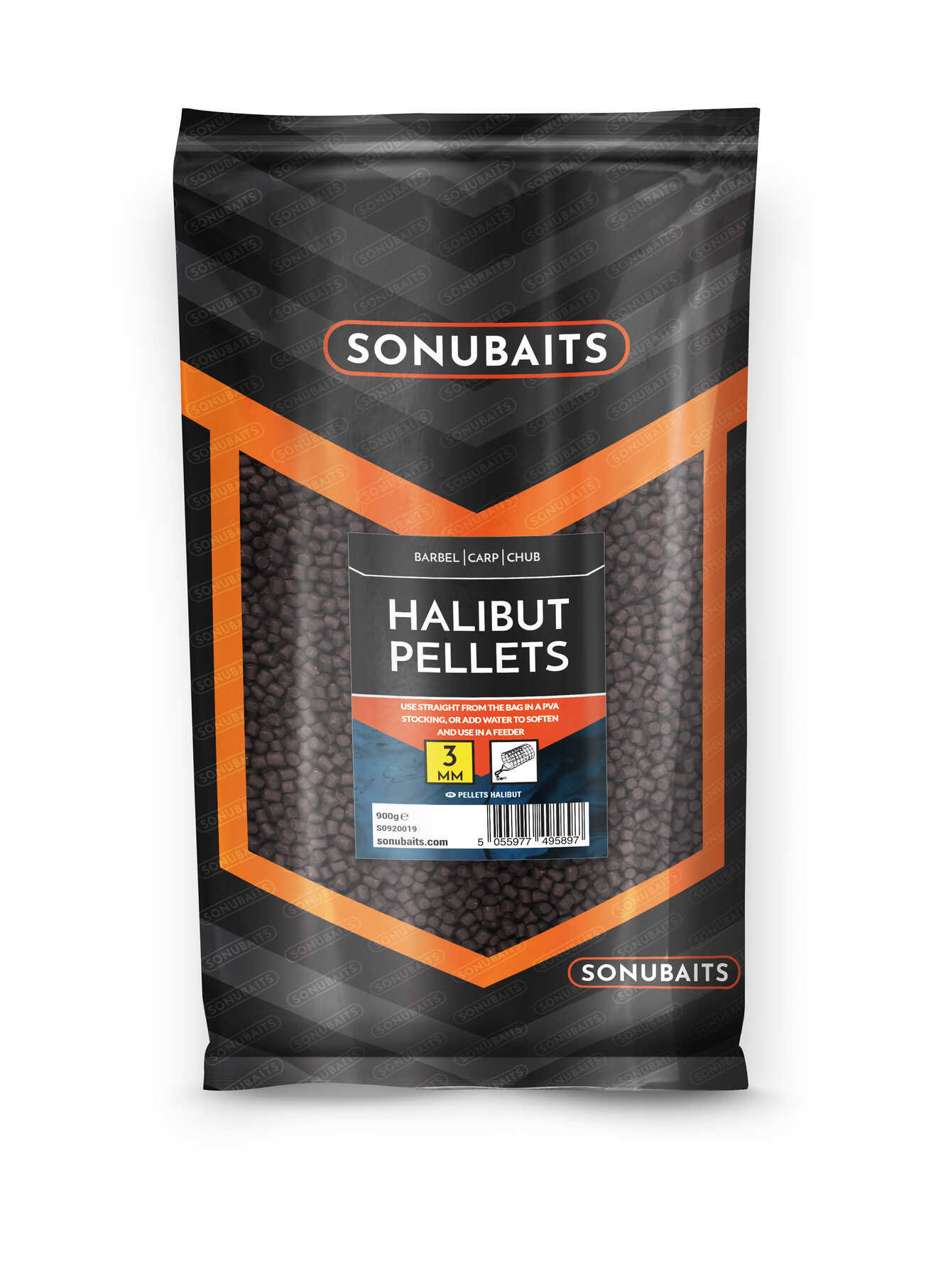 Пелети SONUBAITS Halibut Pellets - 4mm