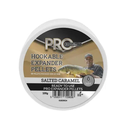 Пелети SONUBAITS Hookable Expander Pellets - Salted Caramel 6/8mm