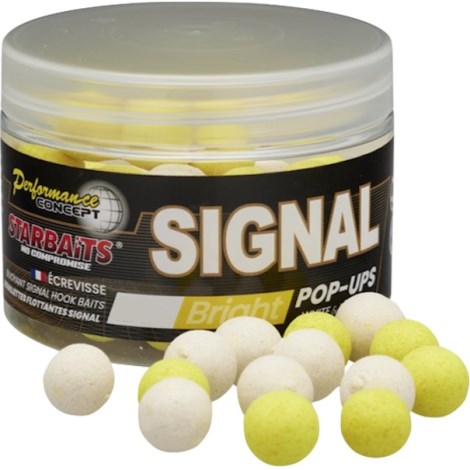 Плуващи топчета STARBAITS BRIGHT SIGNAL 14mm - ярки поп-ъп примамки в опаковка Performance Concept.