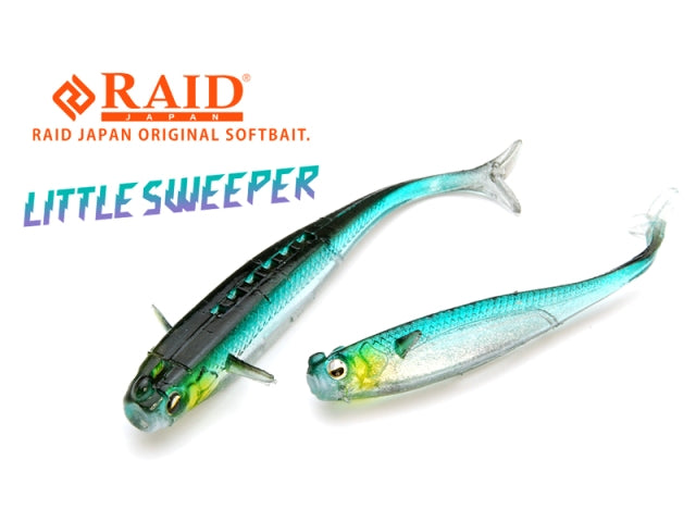Силиконови примамки RAID LITTLE SWEEPER Fish Skin - 6.3cm/8 броя в опаковка - примамки за риболов с атрактивен дизайн.