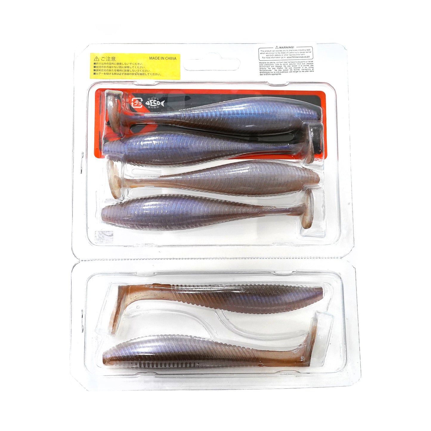 Силиконови примамки RAID FULLSWING - 10.0cm / 6 броя в опаковка