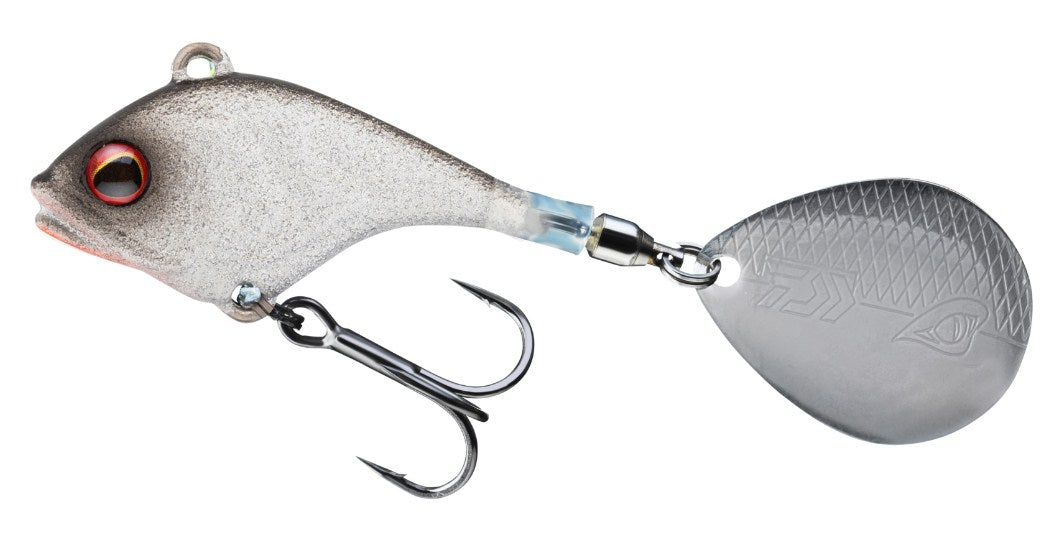 Тейлспинър DAIWA PROREX ZN JIG SPINNER - 21gr с въртящо перо и вибрации, идеален за дълбоки и мътни води.