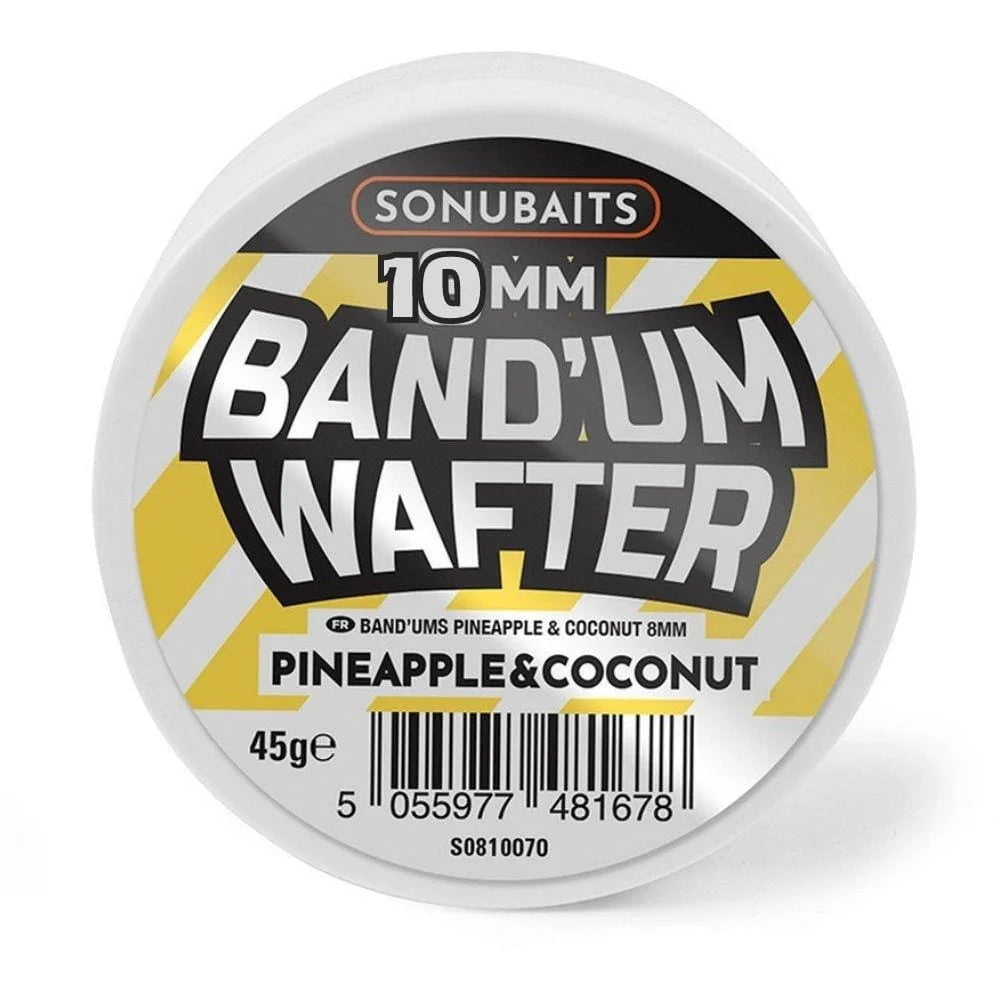 Балансирани дъмбели (Wafters) SONUBAITS Band'Um Pineapple & Coconut - 6/8/10mm
