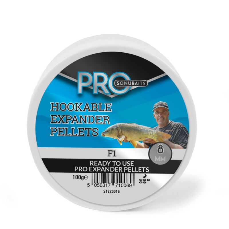 Пелети SONUBAITS Hookable Expander Pellets - F1 8mm