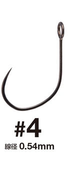 Куки без контра VARIVAS SUPER TROUT AREA TOURNAMENT CANVAS QUICK MOTION STYLE, размер #4, диаметр 0.54mm.