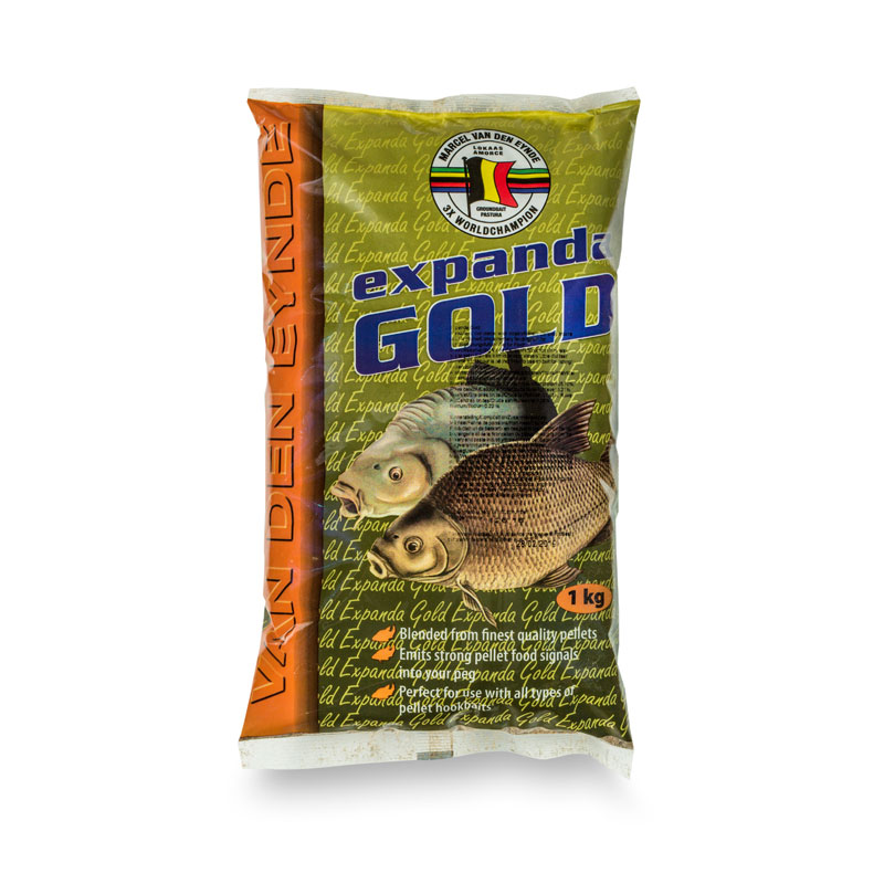 Захранка Van Den Eynde EXPANDA GOLD - 1kg в пакет, предназначена за риболов на шаран.