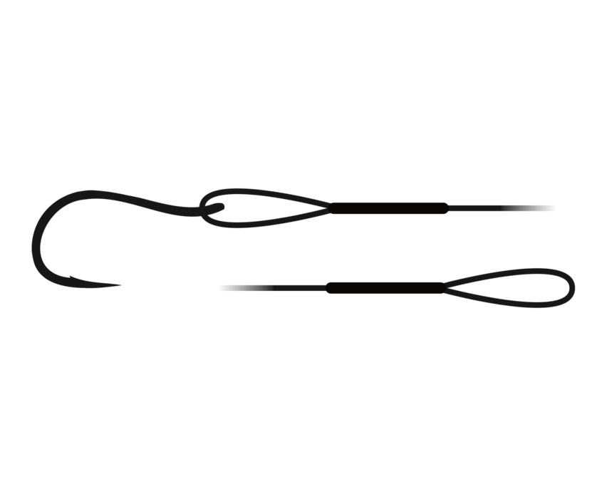 Стоманен повод за щука с кука ZEBCO Trophy Steel Trace 1x7 - Single Hook - 60cm/9kg