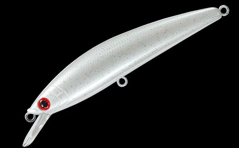 Воблер SMITH WAVY 85S - 8.5cm / 10.0gr - Sinking с прозрачно покритие и червено око.