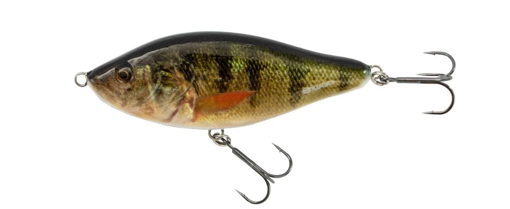 Слайдер примамка BIWAA GLIDER RAFFAL (Sinking) - 7.5cm/17gr в цвете #02 - Real Perch с крючками.