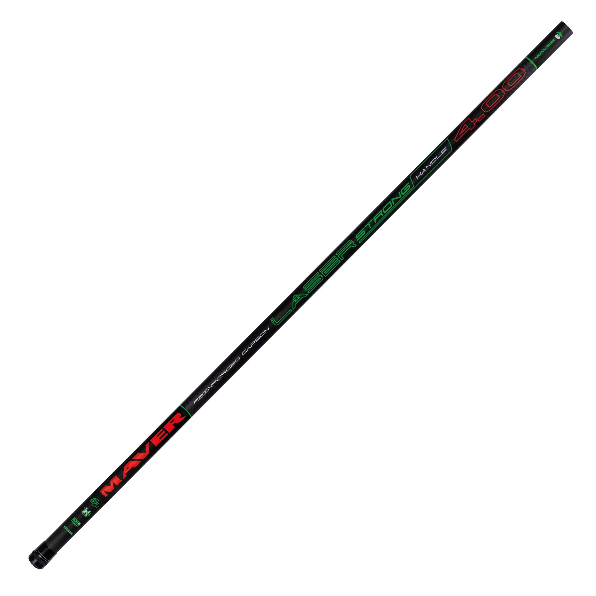 Дръжка за кеп MAVER Laser Strong Handle Tele - 4m, телескопична дръжка за риболов от Maver, изработена от високоякостни влакна.