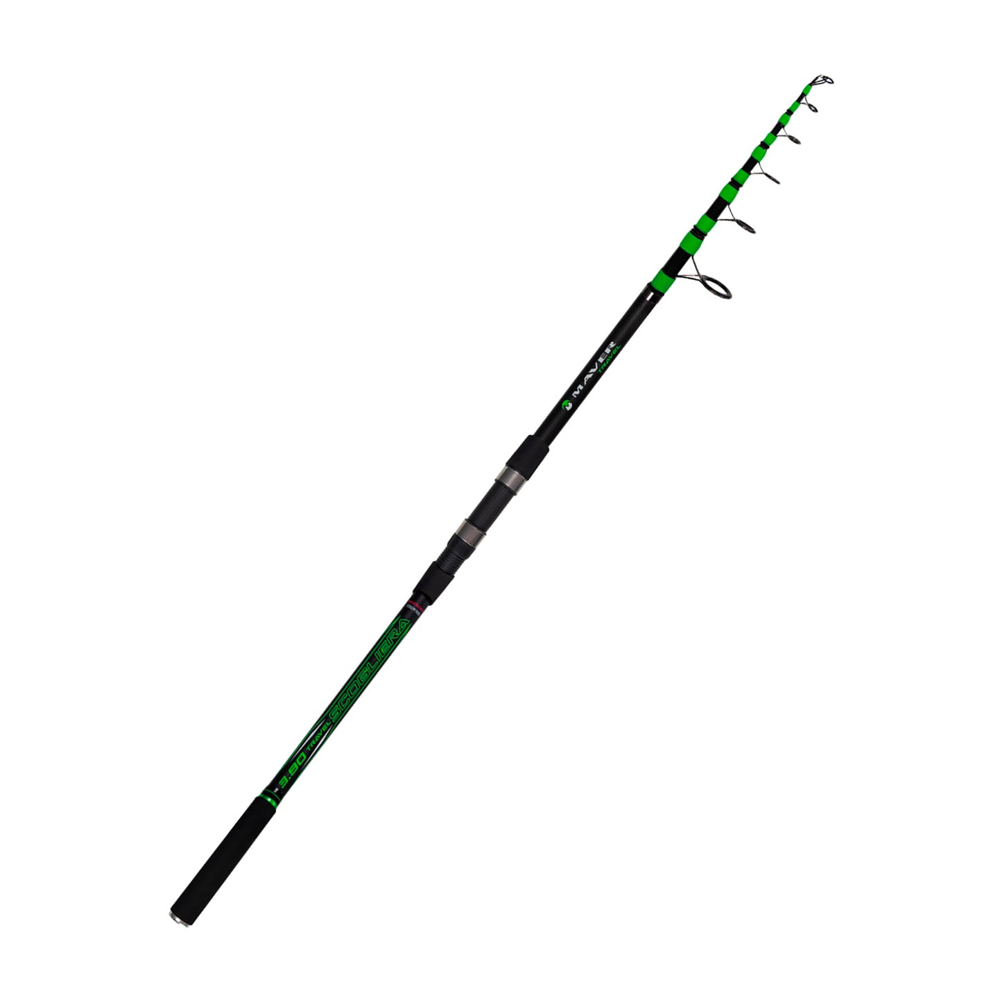 Сърфкастинг въдица MAVER Travel - 3.90m/130gr, издръжлива и точна, идеална за риболовни приключения.