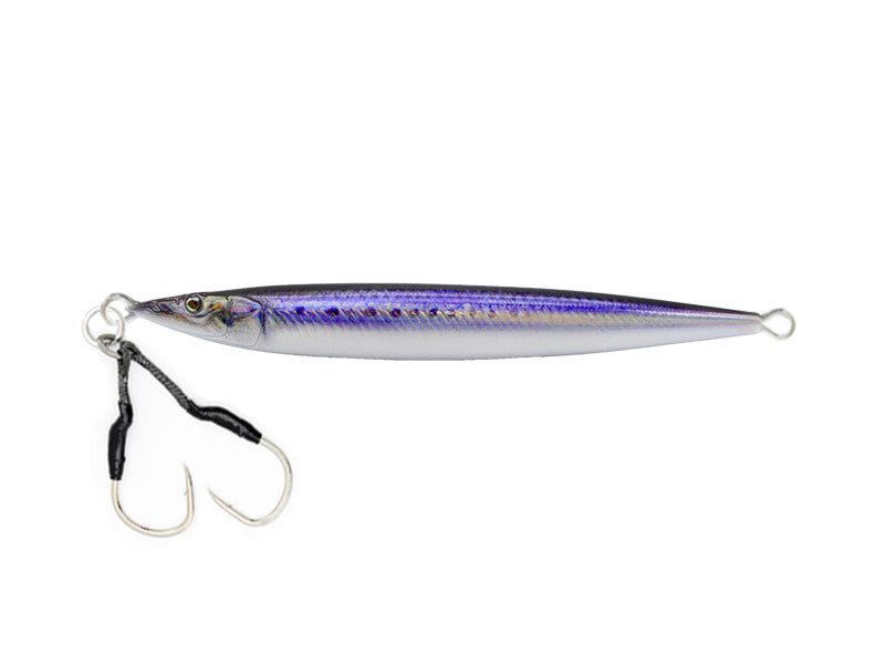 Пилкер Little Jack Metal Adict - Type 05 - 8.8cm/30gr, серебристый цвет, 30 граммов, с двойным крючком.