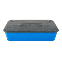 Кутия за стръв PRESTON 6PT BAIT TUB in blue with a secure lid for fishing bait storage.
